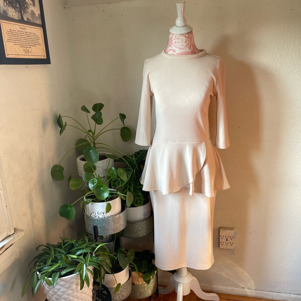 My Sassy Skirt Peplum Dress
